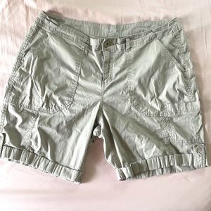 High Waisted Cargo Shorts
